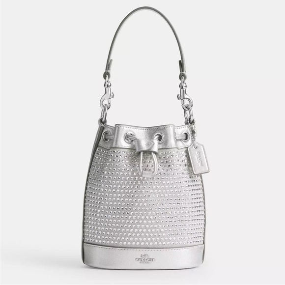 Coach Mini Bucket Bag with Crystal and Dustbag - Picture 12 of 16